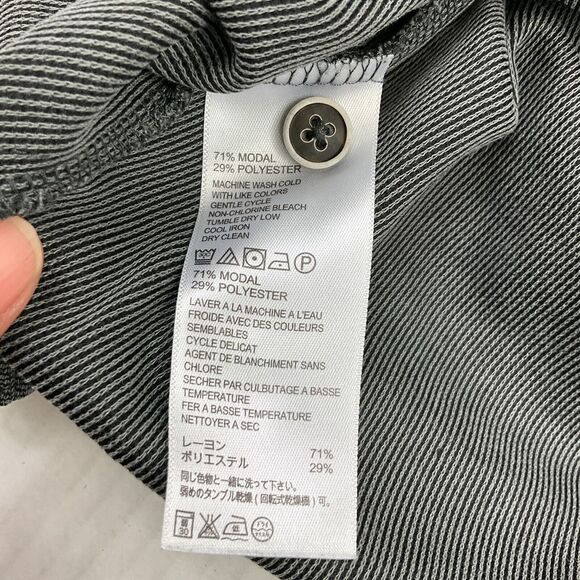 Tommy Bahama Mens Polo Shirt Gray Short Sleeve Stretch Collared Top Size Large * - Picture 9 of 12